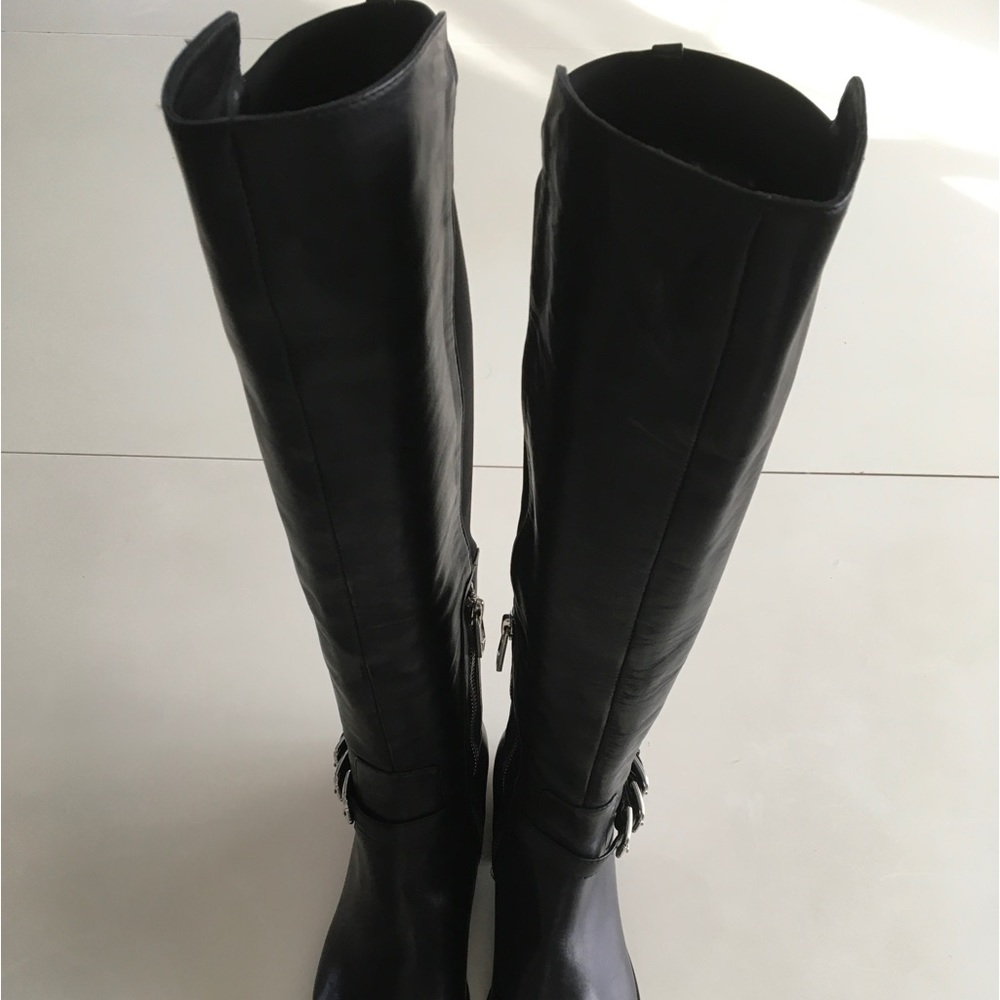 Donald J Pliner Leather Riding Boots